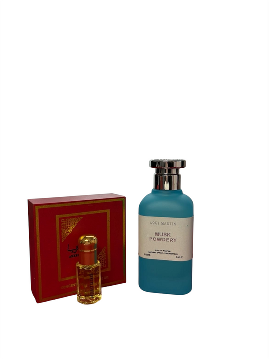 • Musk Powdery + Concentré d’huile de parfum