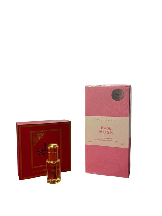 • Rose Musk + Concentré d’huile de parfum