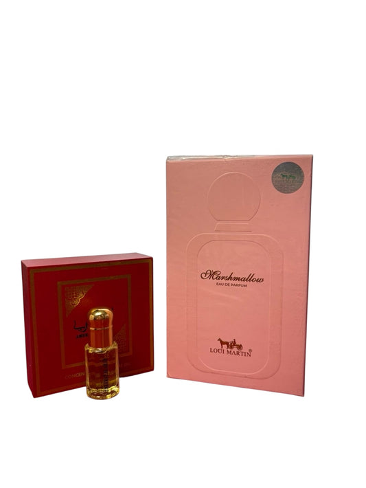 • Marshmallow + Concentré d’huile de parfum